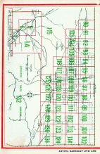 Index Map - Antelope Valley, Los Angeles County 1961